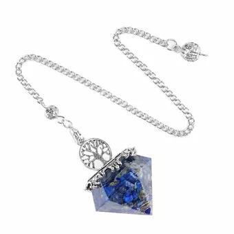 Orgonitové kyvadlo Strom života Lapis Lazuli 6 stran