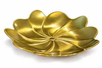 Podložka pod stojánek na vonné tyčinky Kov Camélia 9 cm