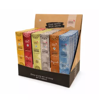 Stojan na vonné tyčinky Perma-Nature Ecocert Fair Trade 42 ks