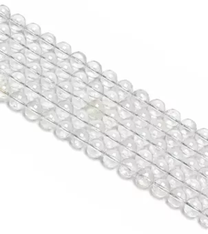 Perly z křišťálu 10mm na niti 40cm