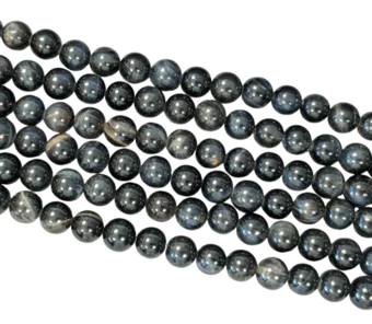 Jestřábí oko AA korálky 8mm na niti 40cm