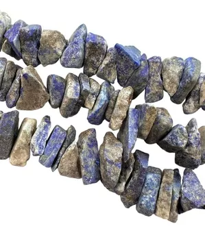Lapis Lazuli Surové Kameny 13-20mm na drátku 40cm