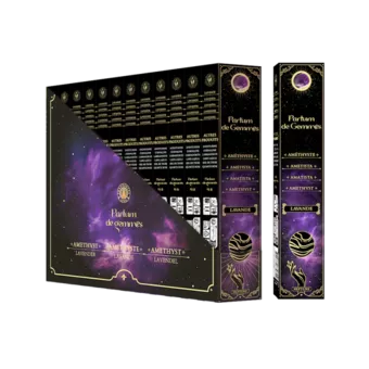 Vonné tyčinky Smudge Stick Parfum de Gemmes Levandule & Ametyst 20g