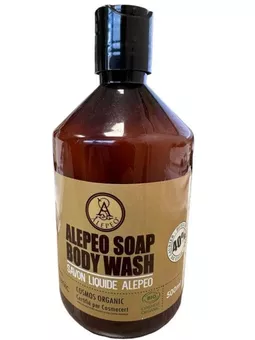 Bio sprchové mýdlo z Aleppa s olivovým olejem a bobkovým olejem 500ml