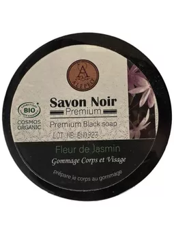 Černé mýdlo Cosmos Bio Jasmínový květ 250g