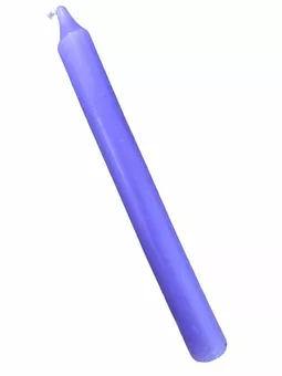 Goloka svíčky probarvené v hmotě šeříkové 13cm