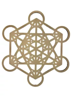 Dřevěná deska Krychle Metatron 20cm