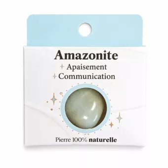 Mnohobarevný amazonit AB Tromlovaný kámen v krabičce 2-3 cm