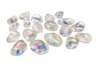 Quartz Angel Aura A Tromlované Kameny 2-3cm 250g