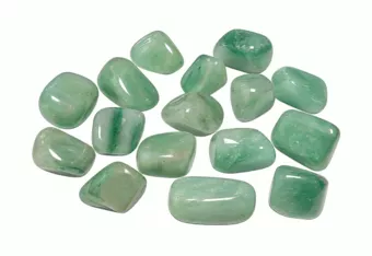 Zelený avanturín A+ leštěné kameny 3 × 2 cm 250 g