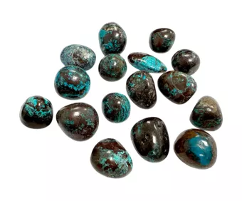 Chryzokol z Konga AA Tumbované kameny 2-3cm 250g