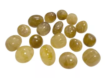Fluorit žlutý AB tumbované kameny 250g
