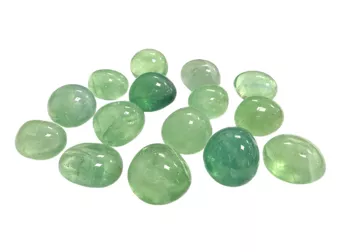 Zelený fluorit AA tromlované kameny 250g