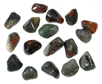 Jaspis krvavý (Bloodstone) AB tromlované kameny 250g