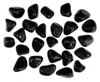 Černý obsidián, oblázky 250g