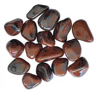 Mahagonový obsidián AB tromlované kameny 250g