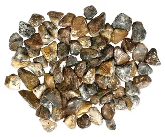Dendritický opál A válcované kameny 1-2cm 250g