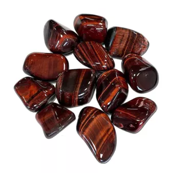 Kamenná oko býka A leštěné kameny 2x3cm 250g