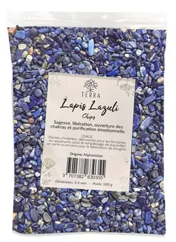 Lapis Lazuli A+ Přírodní kamenné čipy 3-5mm 500g