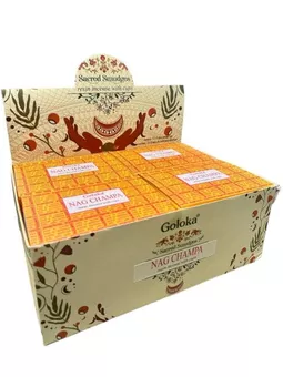 Goloka pastilka s dřevěným uhlím a pryskyřicí Nag Champa