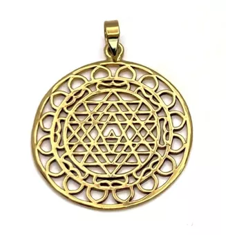Přívěsek Mandala a Yantra 4cm
