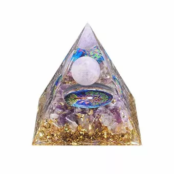 Orgonitová pyramida Ametyst Strom života