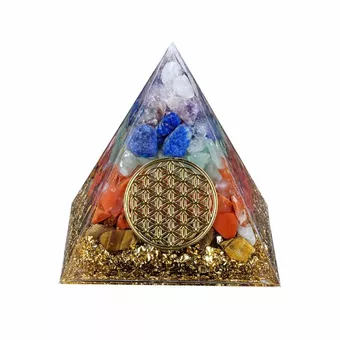 Orgonitová Pyramida 7 Čaker Květ Života