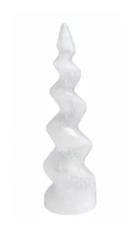 Selenitová spirálová věž 14cm 200g