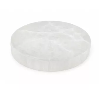 Kruhová destička ze selenitu 8cm