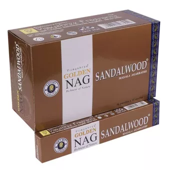 Vonné tyčinky Vijayshree Golden Nag Santal 15g