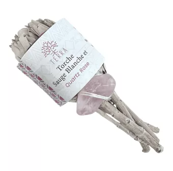 Tyčinka Bílé Šalvěje s Okvětními Lístky a Růženínem 25-30g 11cm