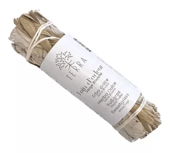 Bílá kalifornská šalvěj & Sweet grass svazek 25-30g 10cm