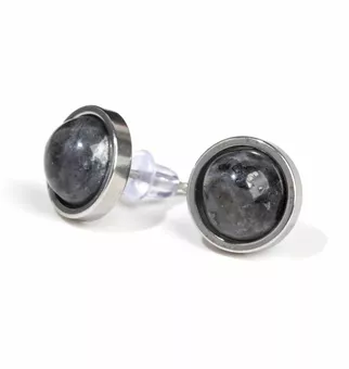 Kulaté náušnice z nerezové oceli Larvikit A stud 10mm