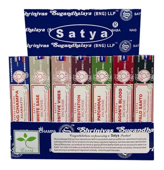 Stojan 7 vůní 42 balení 15g Satya