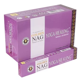 Vonné tyčinky Vijayshree Golden Nag Yoga Healing 15g