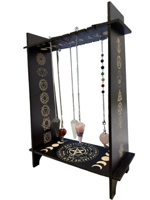 Porte pendules divinatoire bois Noir chez Arabesk|cz