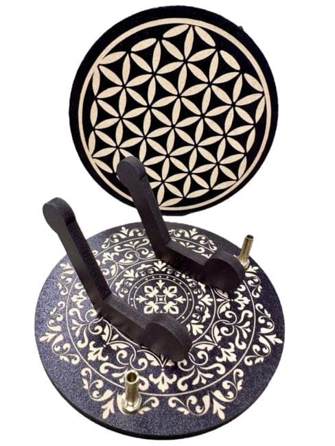 Porte Encens plaque  fleur de vie 10cm chez Arabesk|cz