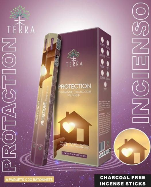 Encens Terra protection hexa sans charbon chez Arabesk|cz