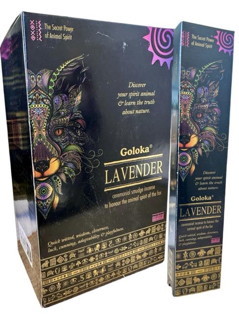 Encens Goloka Smudge Lavande Animal Spirit 8 Batonnets chez Arabesk