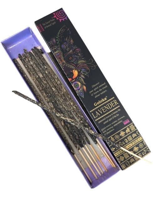 Encens Goloka Smudge Lavande Animal Spirit 8 Batonnets chez Arabesk|cz