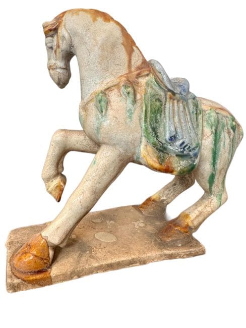 Cheval couleur en Terracotta  H 18cm chez Arabesk|cz