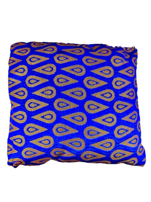 Coussin carré bleu pour bol chantant 15 cm chez Arabesk