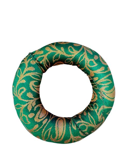Coussin rond vert pour pour bol chantant 15 cm chez Arabesk