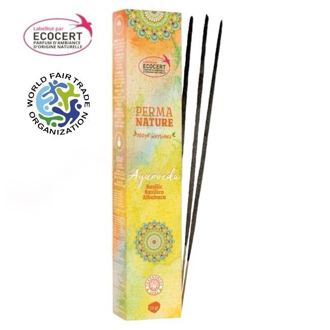 Perma Nature Ayurveda Basilic Label Ecocert-Fair Trade 15g chez Arabesk