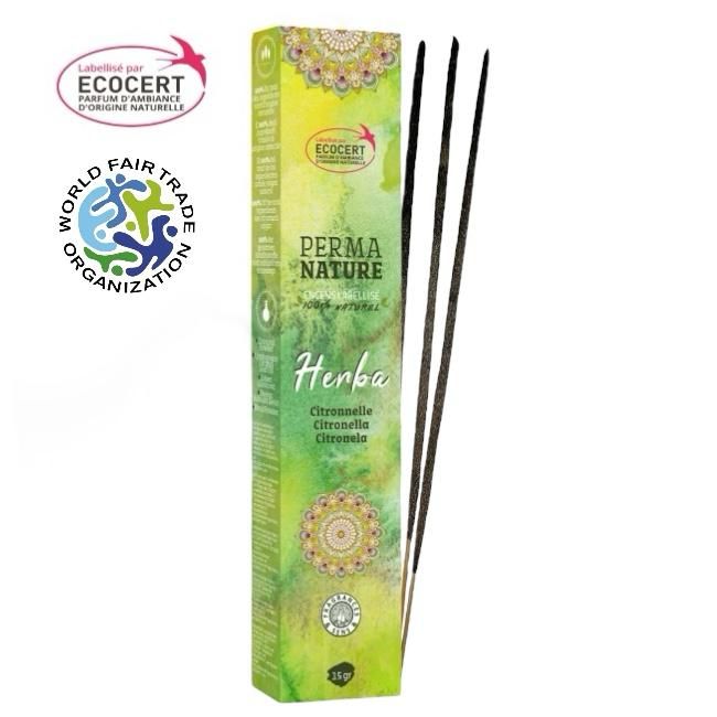 Perma Nature Herba Citronnelle Labellisé Ecocert-Fair Trade 15g chez Arabesk