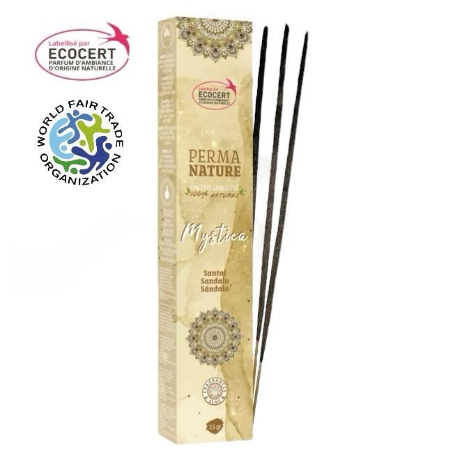 Perma Nature Mystica Bois de Santal Labellisé Ecocert-Fair Trade 15g chez Arabesk