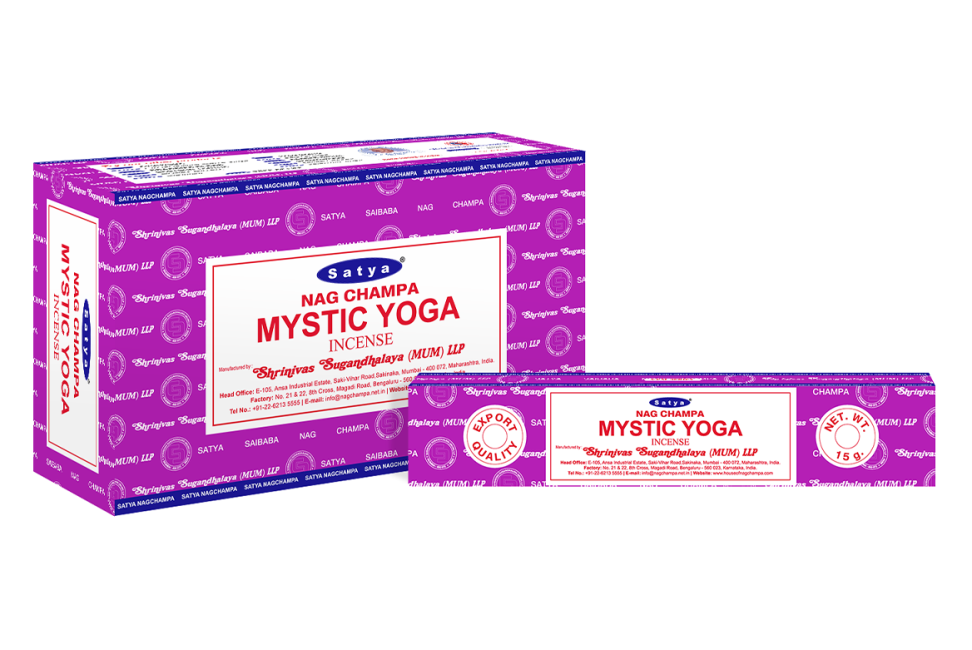 Vonné tyčinky Satya Mystic Yoga 15g chez Arabesk
